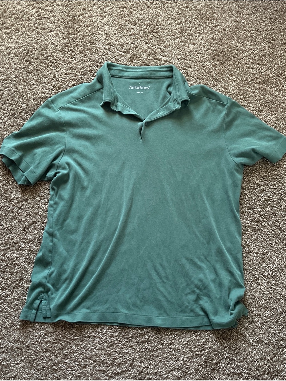 Men's Green Polo Shirt